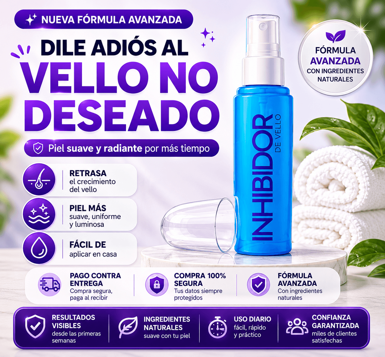 Gel Inhibidor de vello