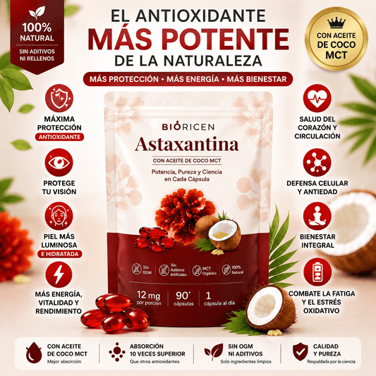 Astaxantina - El Antioxidante Maestro para tu Visión, Piel y Energía.
